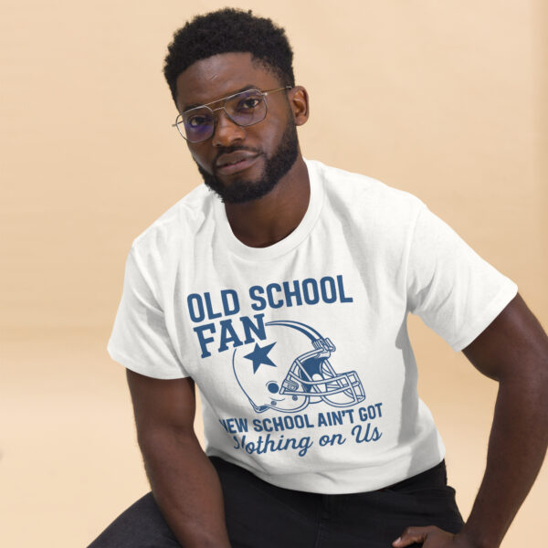 Old School Fan – Classic Helmet Edition Tee