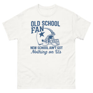 Old School Fan – Classic Helmet Edition Tee