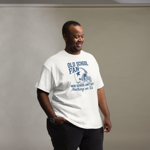Old School Fan – Classic Helmet Edition Tee